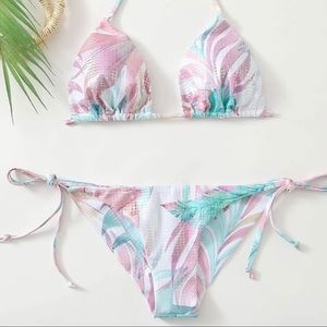 iridescent sequin bikini